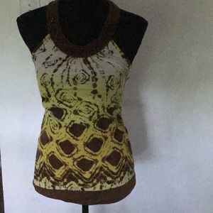 Necklace halter top